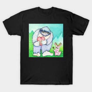 The Bigfoot and The Jackalope T-Shirt